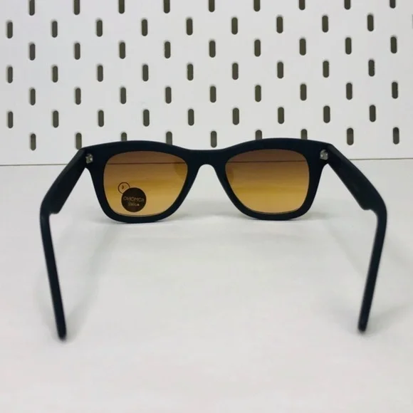 KOMONO sunglasses Allen Black Rubber NEW wayfarer - Picture 7 of 9